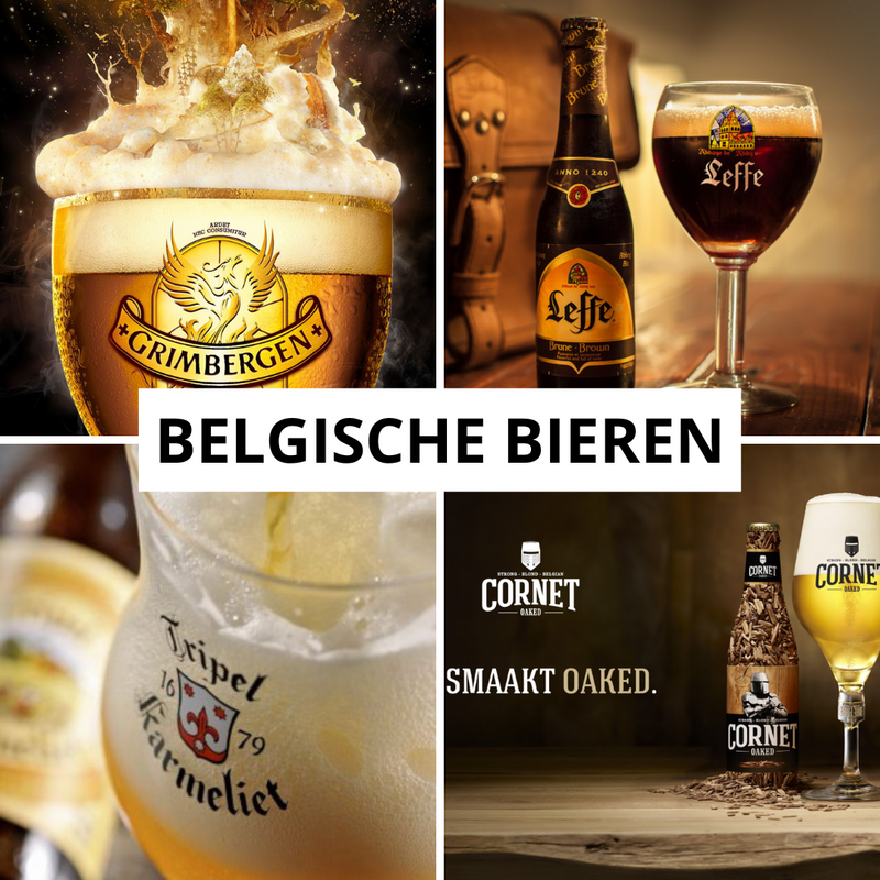 Belgische Bieren reclameborden cadeau pakket