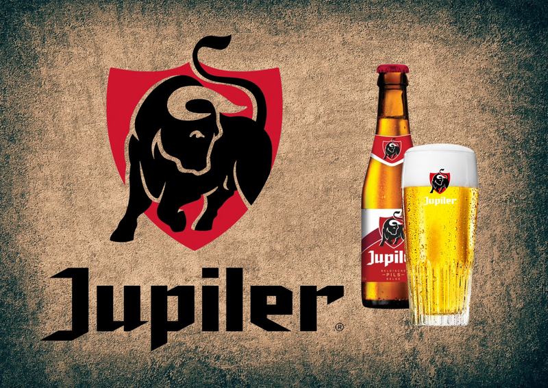 Metalen mancave reclamebord Jupiler Bier 20x30 cm