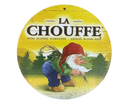 Houten reclamebord La Chouffe 20x20 cm