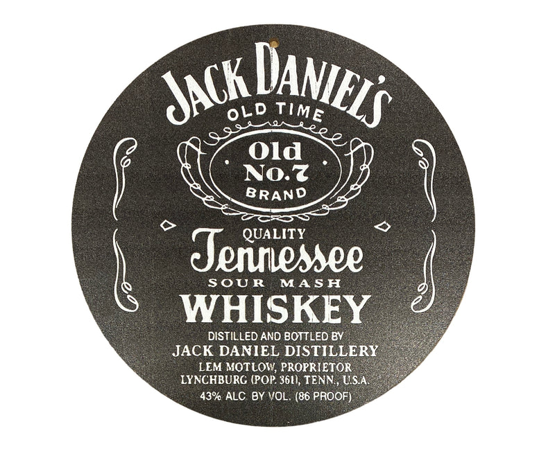 Houten reclamebord Jack Daniels 20x20 cm
